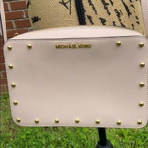 Michael Kors Sandrine JetSet Studded Crossbody